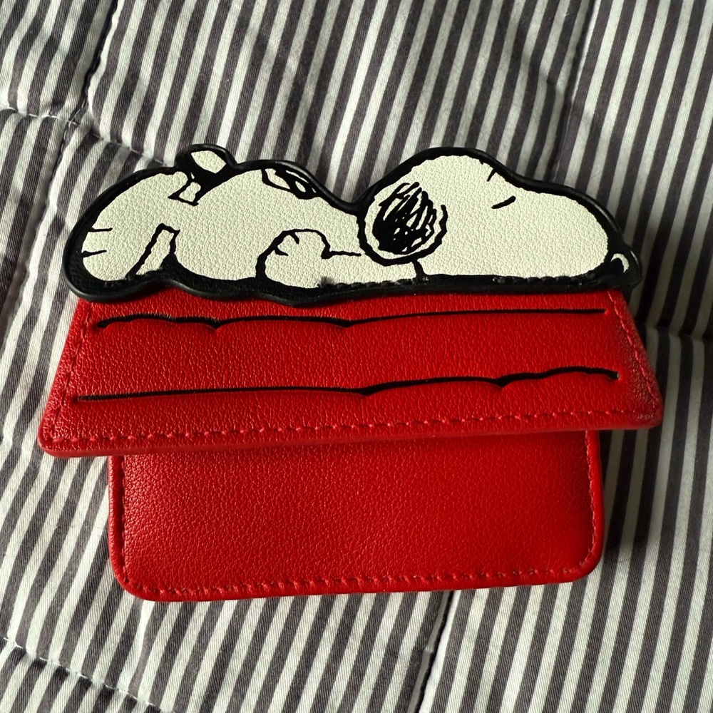Red Snoopy Red Wallet